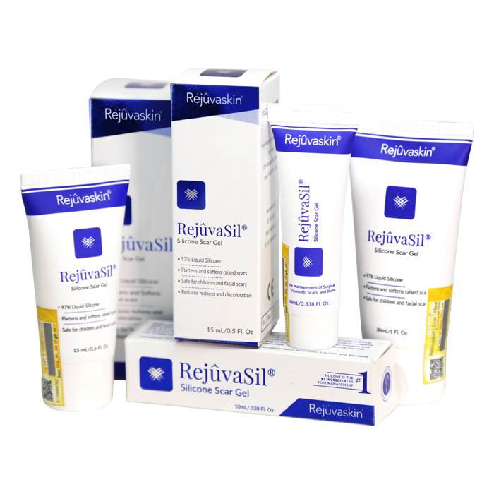 Sản phẩm gel xóa mờ sẹo Rejuvasil của Rejuvaskin Sản phẩm gel xóa mờ sẹo Rejuvasil của Rejuvaskin