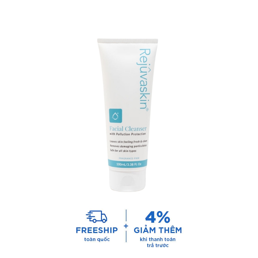 Sữa rửa mặt loại bỏ bụi mịn, sạch sâu, ngừa mụn, sáng da Rejuvaskin Anti-Pollution