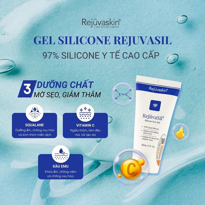 Gel Rejuvaskin Rejuvasil an toàn tuyệt đối, không gây kích ứng với mọi làn da