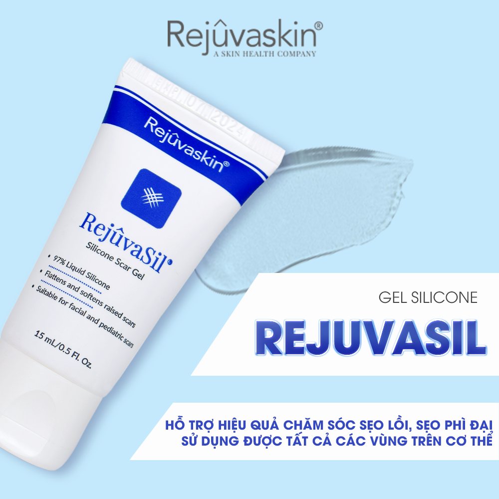 Gel ngăn ngừa và làm mờ sẹo Rejuvasil Gel ngăn ngừa và làm mờ sẹo Rejuvasil