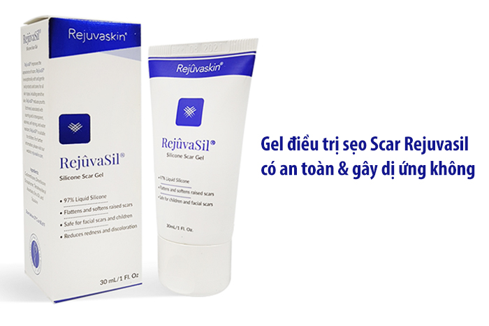 Gel làm mờ sẹo Rejuvasil Silicone Scar có an toàn và gây dị ứng không