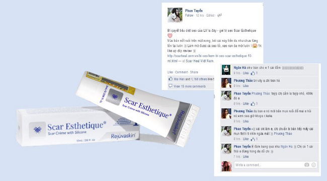 kem tri seo ro Scar Esthetique