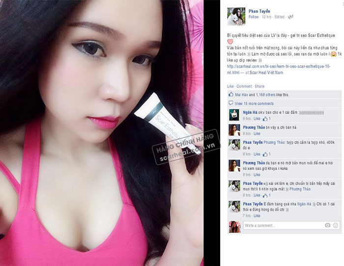 Hotgirl LV Babi tin dùng sản phẩm Esthetique