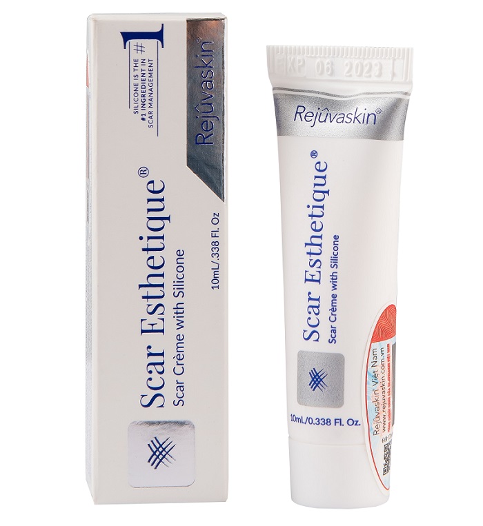 Quy cách đóng gói sản phẩm Rejuvaskin chính hãng với tem chống hàng giả mới