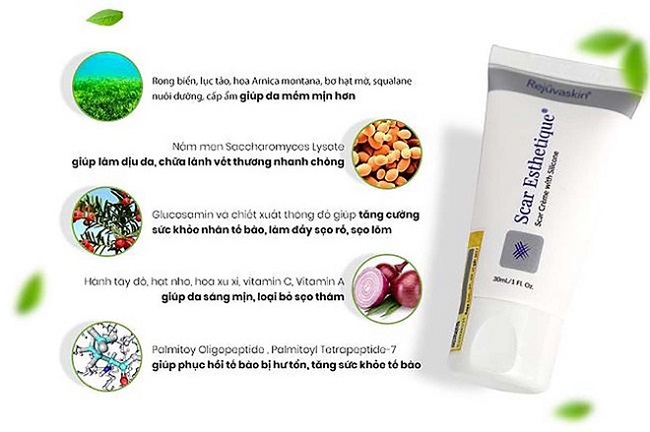 thanh phan trong kem tri sẹo Scar Esthetique