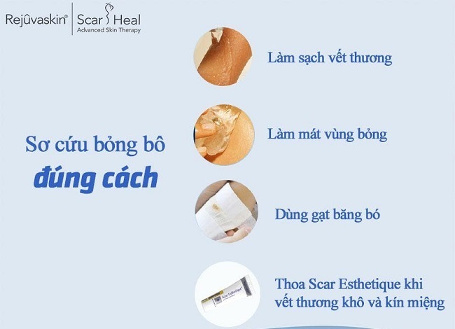 tri seo bong bang kem trị seo Scar Esthetique