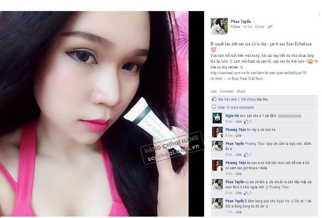 phan hoi tu khach ve kem tri seo Scar Esthetique