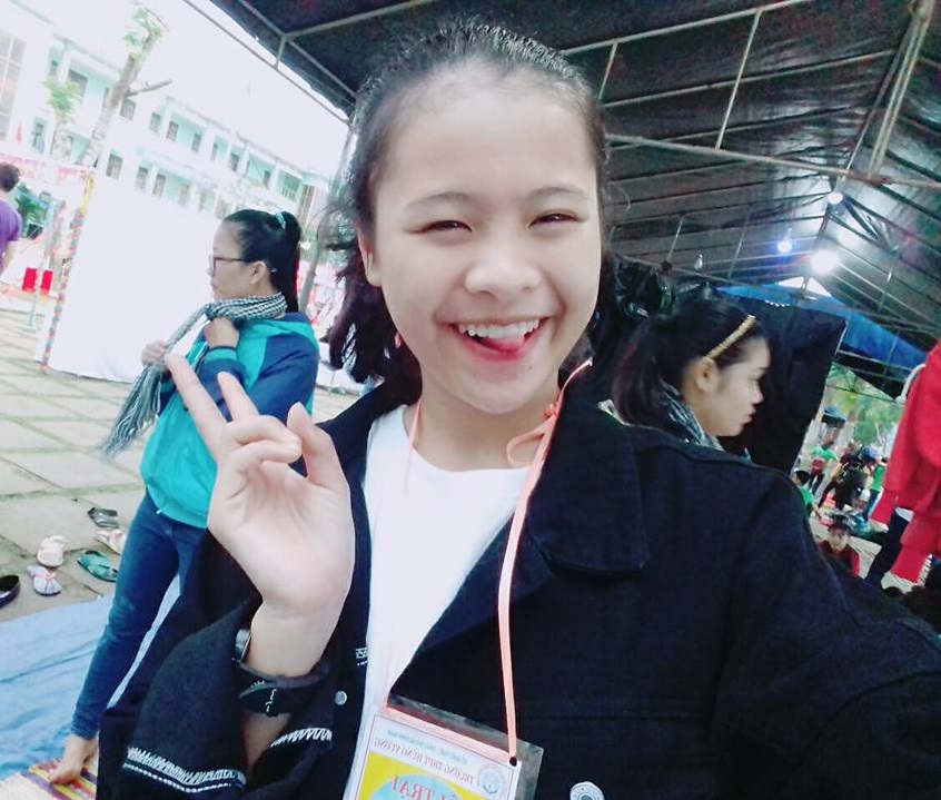 Bạn Lan Trinh, học sinh trường THPT tại Tp.HCM