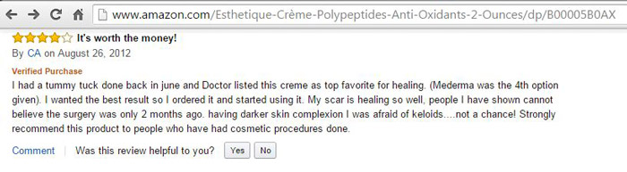 Người dùng nói về Scar Esthetique