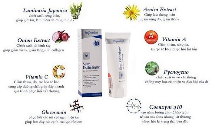 Kem làm mờ sẹo lõm, sẹo thâm sau xóa xăm Scar Esthetique. Kem làm mờ sẹo lõm, sẹo thâm sau xóa xăm Scar Esthetique.