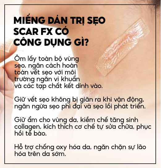 miếng dán xóa mờ sẹo Scar FX