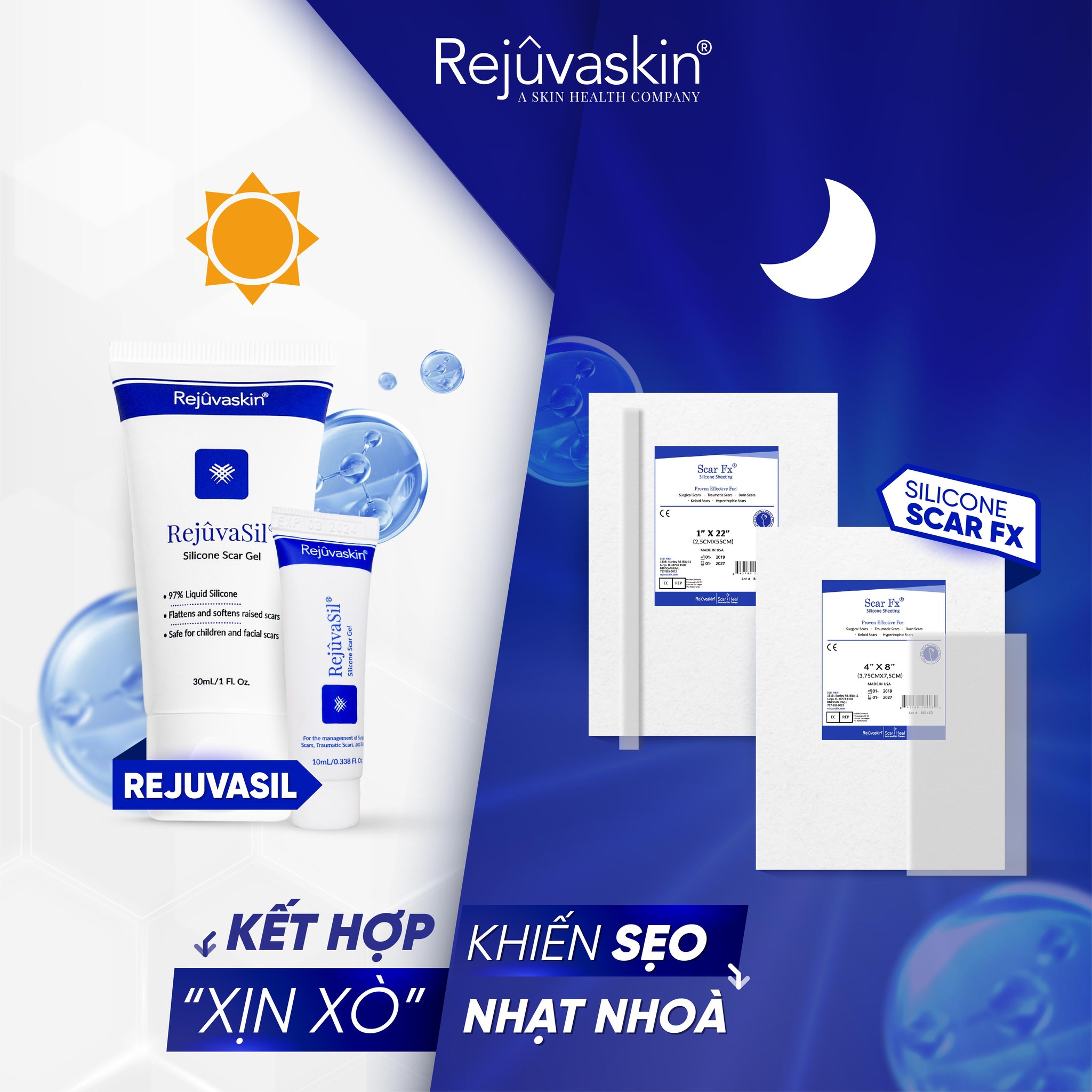 Miếng dán làm mờ sẹo lồi Scar FX Miếng dán làm mờ sẹo lồi Scar FX