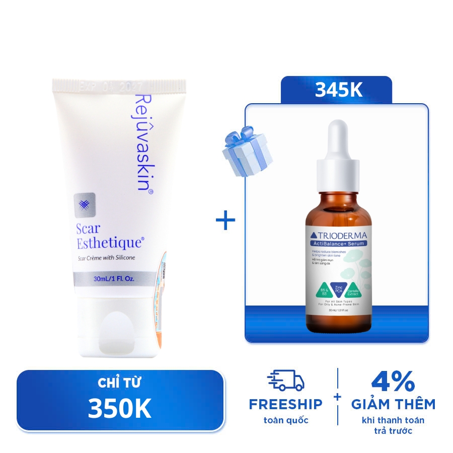 Kem Xóa Mờ Và Lấp Đầy Sẹo Thâm/ Sẹo Rỗ/ Sẹo Lõm Rejuvaskin Scar Esthetique 30ml 