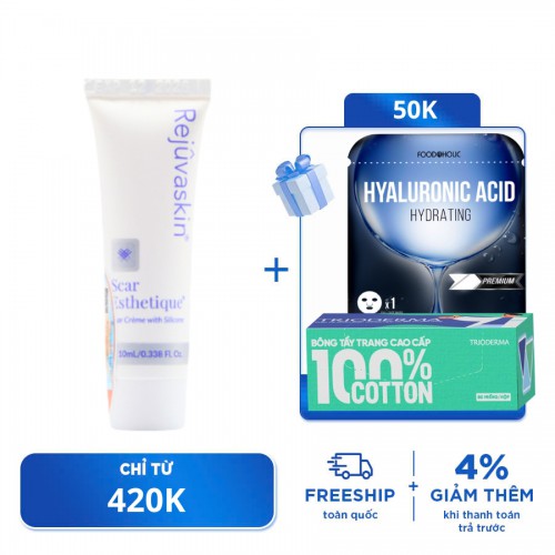 Kem Xóa Mờ Và Lấp Đầy Sẹo Thâm/ Sẹo Rỗ/ Sẹo Lõm Rejuvaskin Scar Esthetique 10ml  Kem Xóa Mờ Và Lấp Đầy Sẹo Thâm/ Sẹo Rỗ/ Sẹo Lõm Rejuvaskin Scar Esthetique 10ml