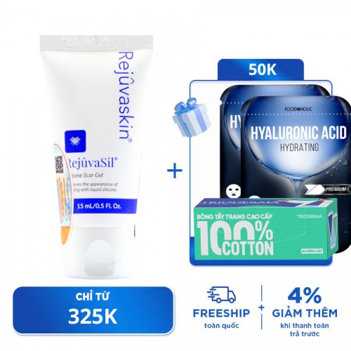 Gel Silicone Ngăn Ngừa Sẹo Và Làm Xẹp Sẹo Lồi/ Sẹo Phì Đại/ Mới Phẫu Thuật Rejuvaskin Rejuvasil 15ml Gel Silicone Ngăn Ngừa Sẹo Và Làm Xẹp Sẹo Lồi/ Sẹo Phì Đại/ Mới Phẫu Thuật Rejuvaskin Rejuvasil 15ml